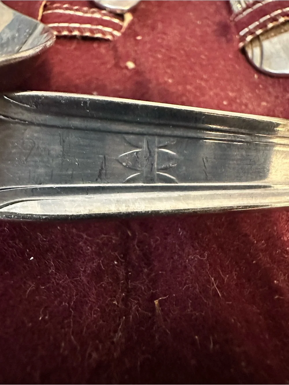 Wm Rogers Silver plated spoons, knives and forks. IS